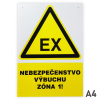 NOVA SW002073 P Nebezpečenstvo výbuchu zóna 1! tabula A4