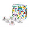 Kolekcia 6 ks cappuccino šálok, Illy Art Collection Pascale M. Tayou