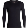 Pánske funkčné tričko s dlhým rukávom Icebreaker Men's 200 Oasis LS Crewe - black XL