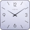 Designové nástěnné hodiny 3174 Nextime Square Dome 35cm