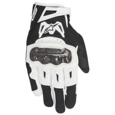 ALPINESTARS rukavice SMX-2 AIR CARBON, ALPINESTARS (černé/bílé) 2024