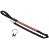 Nobby Flash Mesh svietiace oranžové vodítko 120cm / 25mm