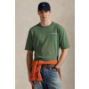 Bavlnené tričko Polo Ralph Lauren Tee pánske, zelená farba, jednofarebná, 710964714