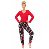 Donna Dámske pyžamo Santi long red M