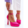 Dámske fuchsiové lodičky s platformou v akcii, 2630-1 FUCHSIA__25458-40 40