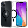 AppleMix SPIGEN Ultra Hybrid Mag Cover pre Apple iPhone 14 - Podpora MagSafe - Plast / guma - Transparentný / čierny