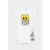 Looney Tunes Girls Shirt Dress White
