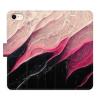Flip pouzdro iSaprio - Apple iPhone 7 / 8 / SE 2020 / SE 2022 - BlackPink Marble - kapsičky na karty (Knížkový flip kryt, obal, pouzdro iSaprio na mobil Apple iPhone 7 / 8 / SE 2020 / SE 2022 - BlackP