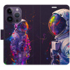 iSaprio Flip puzdro Neon Astronaut 02 pre iPhone 14 Pro n24na02-FLP2-i14pro