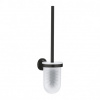 Grohe QuickFix Start - WC kefa nástenná s držiakom, sklo/matná čierna 411852430