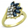 Oceľový prsteň Blue SR1573 Veľkosť prsteňa: 52 (16,6 mm)