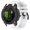 eses Silikónový remienok pre Garmin instinct 3 - Biely, 22 mm