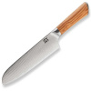 Dellinger Santoku nôž SOK OLIVE SUNSHINE DAMASCUS 17,5 cm