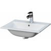 Cersanit ONTARIO NEW 60 Umývadlo nábytkové 60x45 s prepadom, otvor pre bat, Biela K669-002 K669-002