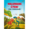 Malované čtení Dva dinosauři