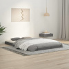 vidaXL Posteľný rám sivý 120x190 cm borovicový masív malé dvojlôžko - Sivá - 60902-15824
