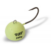 Jigová hlava - 120G GLOW IN THE DARK BLACK CAT FIRE-BALL 1pcs