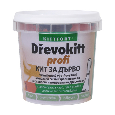 Kittfort Jemný výplňový tmel Drevokitt Profi teak 250 g