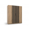 Šatníková skriňa Kaja 2F 2LAM 200x239x62 - dub