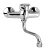 Mereo Mereo, Drezová nástenná batéria, Sonáta, s ramienkom rúrkovým pr. 18 mm - 200 mm, chróm, MER-CB30101N