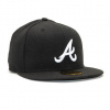 Kšiltovka New Era - 59FIFTY Basic - Atlanta Braves - Black / White velikosti fitted caps 7 7/8 (62.5 cm)