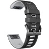 X-SITE silikónový na Garmin QuickFit 26 mm, čierno-sivý ERSQCKS-015BG26