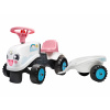 Falk Slide Car Detské vozidlo Rainbow Farm Slide Number Plate Biela