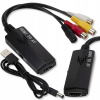 Konvertor obrazu a zvuku HDMI AV 3x cinch RCA