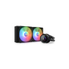 NZXT AIO liquid cooler CPU Kraken 240 RGB / 2x120mm fan / 4-pin PWM / LCD display / black RL-KR240-B1