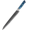 IZMAEL Damaškový kuchynský nôž Tukami Yanagiba/Modrá 27.4 cm