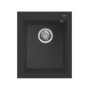 Granitový drez Elleci Quadra 100 Full Black G40