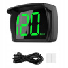 WIELOFUNKCYJNY PRĘDKOŚCIOMIERZ LED GPS HUD CYFROWY KM/H 80 X 54MM Z ADAPTÉR