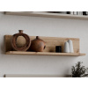 Polica na stenu Asko Living, 60 cm, dub artisan