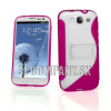 Silikónový obal Samsung Galaxy S III – S Line Stand – ružová