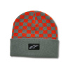 ALPINESTARS čiapka CHECKERED CUFF BEANIE, ALPINESTARS (modrá/oranžová)