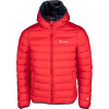 Champion HOODED JACKET červená,biela Pánska prešívaná bunda S