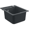 GROHE K700 kompozitný drez, s excentrom, horná montáž, 400 x 500 mm, granitová čierna, 31650AP0