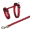 TRIXIE Postroj s vodítkem pro kočku - motiv 27-46cm/10mm 1,20m