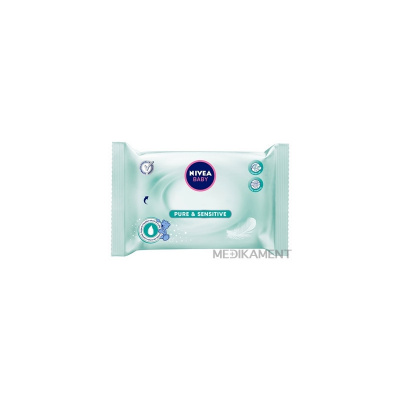 NIVEA BABY Čistiace obrúsky PURE&SENSITIVE 63 ks