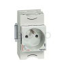 Legrand Modulárna zásuvka 10/16A, 250V AC so signalizáciou