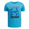 Under Armour UA B Split Big Logo SS modrá