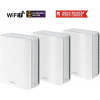 ASUS ZenWifi BT10 3-pack, WiFi7 Extendable Router, AiMesh, 2x WAN/LAN, 1x LAN, 1x 3.0 90IG08Y0-MO3C20