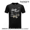 Tričko RANGER® - SKATE BOARD XL Čierna