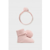 Ponožky pre bábätká Mayoral Newborn červená farba, 9922 9922.2J.Newborn.9BYA 17/19
