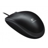 Logitech myš B110 Silent,pravák a levák,optická,3 tlačítka,kabelová,USB