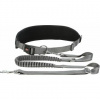 TRIXIE RUNNING BELT WITH BUNGEE LEASH Bežecký pás s vôdzkou 0,75-1,2/1,2-1,5 m grafitová