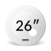 Evans EQ3 Resonant Coated Bass White Priemer blany: 26