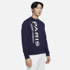 Nike Saint-Germain Club Men's French Terry Crew-Neck Sweatshirt BLACKENED BLUE/ S