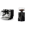 Rocket Espresso Bicocca, black + Eureka Mignon Silenzio 55, BL black