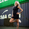 Yakuza dámske šaty MOTH Bodycoin GKB 22153 black Farba: čierna, Veľkosti dámske: XS